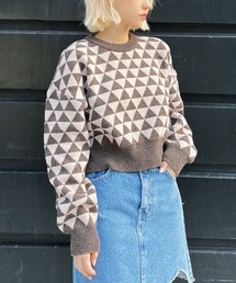 Figments | トライアングル柄セーター(ニット/セーター)