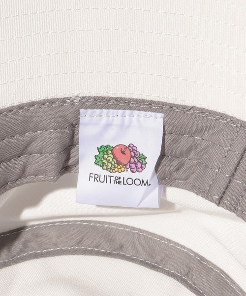 FRUIT OF THE LOOM（フルーツオブザルーム）の「【FRUIT OF THE LOOM】EMBROIDERY BUCKET HAT type C/バケットハット（ハット・メンズ・オフホワイト/ブラック/ベージュ・FREE）」の9枚目の写真