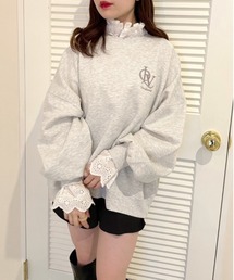 OLIVE des OLIVE | 裏起毛チュニックプルオーバー(スウェット)