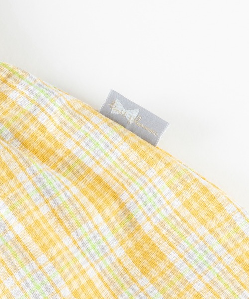 KP（ケーピー）の「先染めチェックの衿付きノースリーブワンピース(100～130cm)（ワンピース・キッズ・イエロー/ピンク・100cm/110cm/120cm/130cm）」の14枚目の写真