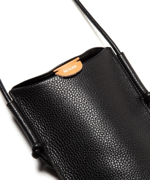 Beau're(ヴュレ)の「BEAURE ヴュレ カウレザー スマホショルダー(ショルダーバッグ・レディース・ブルーグレー/ブラック/シルバー・FREE)」の21枚目の写真