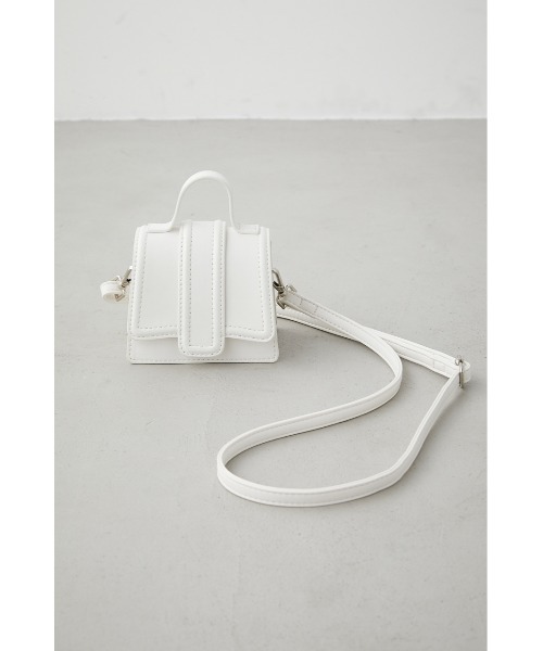 AZUL by moussy（アズールバイマウジー）の「WALLET MINI BAG（ハンドバッグ・レディース・ブラック/イエロー/アイボリー/シルバー系その他・FREE）」の5枚目の写真