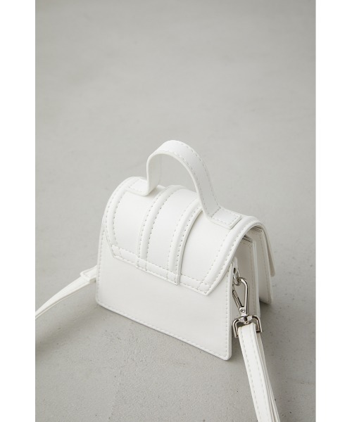 AZUL by moussy（アズールバイマウジー）の「WALLET MINI BAG（ハンドバッグ・レディース・ブラック/イエロー/アイボリー/シルバー系その他・FREE）」の9枚目の写真