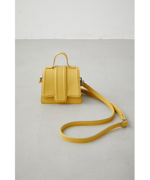 AZUL by moussy（アズールバイマウジー）の「WALLET MINI BAG（ハンドバッグ・レディース・ブラック/イエロー/アイボリー/シルバー系その他・FREE）」の21枚目の写真