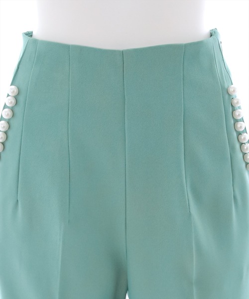 clear(クリア)の「パールポケットハイウエストテーパードパンツ(スラックス・レディース・ブラック/アイボリー/グリーン系その他/ブルーグレー/ピンク・S/M)」の12枚目の写真