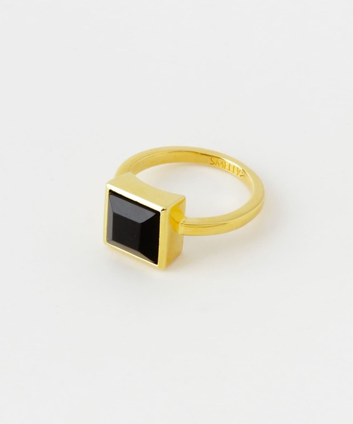 SMELLY（スメリー）の「SMELLY so’　square stone ring（リング・レディース・ゴールド・-）」の10枚目の写真