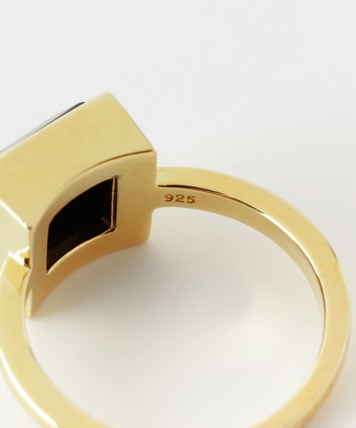 SMELLY（スメリー）の「SMELLY so’　square stone ring（リング・レディース・ゴールド・-）」の11枚目の写真
