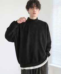 ドルマンスリーブポンチモックネックプルオーバー