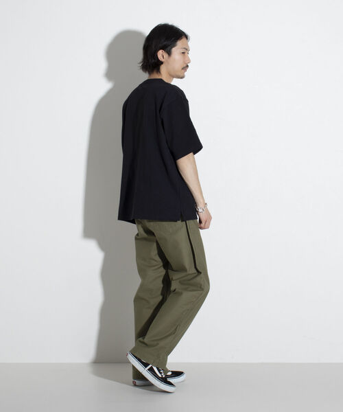 GLOSTER(グロスター)の「【GLOSTER/グロスター】ヘビーウェイトスラブTシャツ ビッグシルエット/マックスウェイト(Tシャツ/カットソー・メンズ・ブラック/ホワイト/オレンジ・S/M/L)」の13枚目の写真