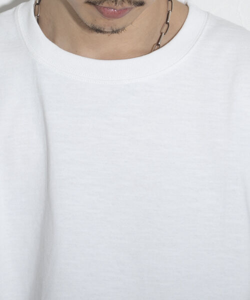 GLOSTER(グロスター)の「【GLOSTER/グロスター】ヘビーウェイトスラブTシャツ ビッグシルエット/マックスウェイト(Tシャツ/カットソー・メンズ・ブラック/ホワイト/オレンジ・S/M/L)」の15枚目の写真