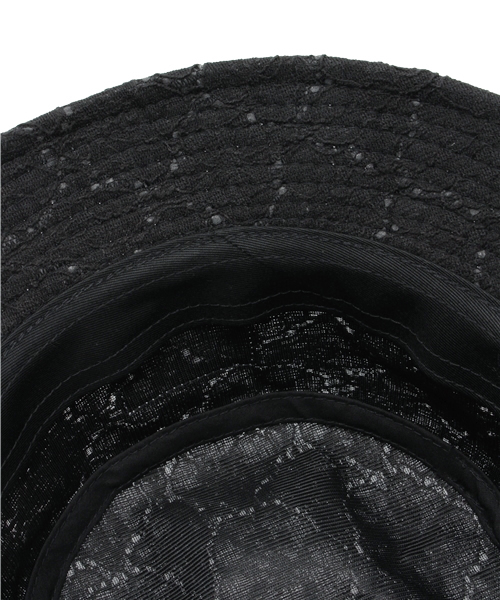 WEGO（ウィゴー）の「WEGO/レースバケットハット（ハット・レディース・ホワイト/ブラック・FREE）」の9枚目の写真