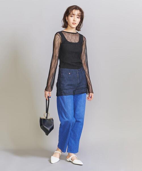 PROVOKE (プロヴォーク)の「<provoke>チュールブラウス -2WAY/ウォッシャブル-(シャツ/ブラウス・レディース・ブラック/ホワイト・FREE)」の15枚目の写真