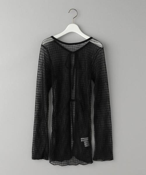 PROVOKE (プロヴォーク)の「<provoke>チュールブラウス -2WAY/ウォッシャブル-(シャツ/ブラウス・レディース・ブラック/ホワイト・FREE)」の16枚目の写真