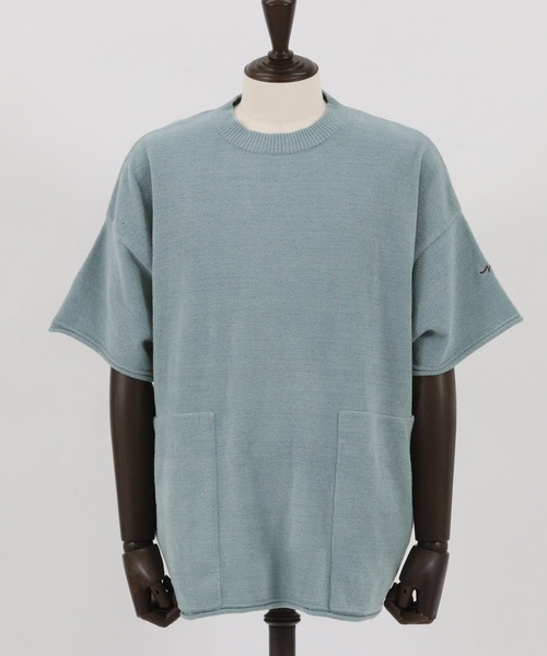 CALL&RESPONSE(コールアンドレスポンス)の「mt8236-TOGARU-半袖ルームウェアプルオーバー(Tシャツ/カットソー・メンズ・ブルー/ブラック・2/4)」の13枚目の写真