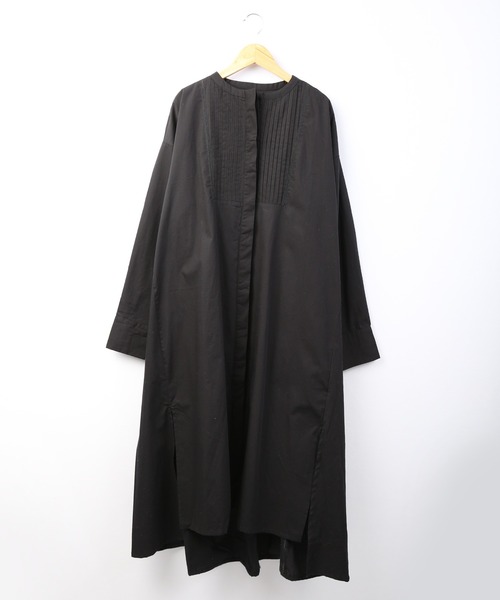 spiritoso(スピリトーゾ)の「spiritoso キャンブリックレースワンピース 長袖(シャツワンピース・レディース・ブラック/ホワイト/グレイッシュベージュ・M)」の19枚目の写真