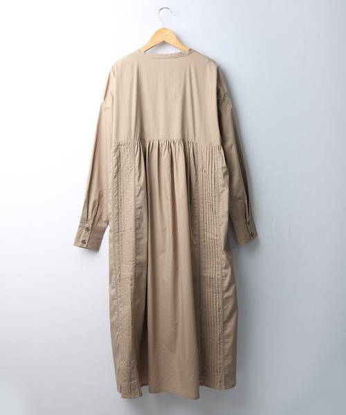 spiritoso(スピリトーゾ)の「spiritoso キャンブリックレースワンピース 長袖(シャツワンピース・レディース・ブラック/ホワイト/グレイッシュベージュ・M)」の15枚目の写真