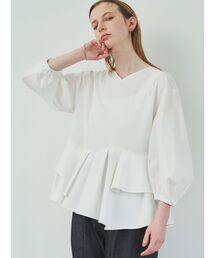 ELENDEEK | 2WAY ランダムフレアブラウス(シャツ/ブラウス)