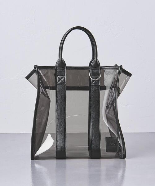 WACCOWACCO（ワッコワッコ）の「【別注】＜WACCOWACCO＞PVC バッグ -united LOVE project 2023（ショルダーバッグ・レディース・ブラック/ライトブルー・FREE）」の13枚目の写真