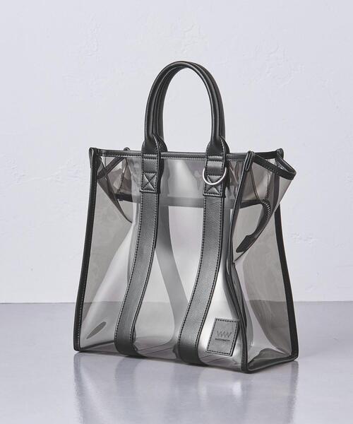 WACCOWACCO（ワッコワッコ）の「【別注】＜WACCOWACCO＞PVC バッグ -united LOVE project 2023（ショルダーバッグ・レディース・ブラック/ライトブルー・FREE）」の14枚目の写真