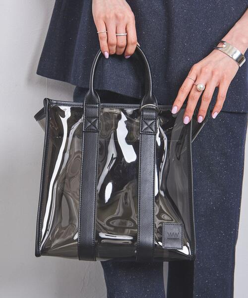 WACCOWACCO（ワッコワッコ）の「【別注】＜WACCOWACCO＞PVC バッグ -united LOVE project 2023（ショルダーバッグ・レディース・ブラック/ライトブルー・FREE）」の18枚目の写真