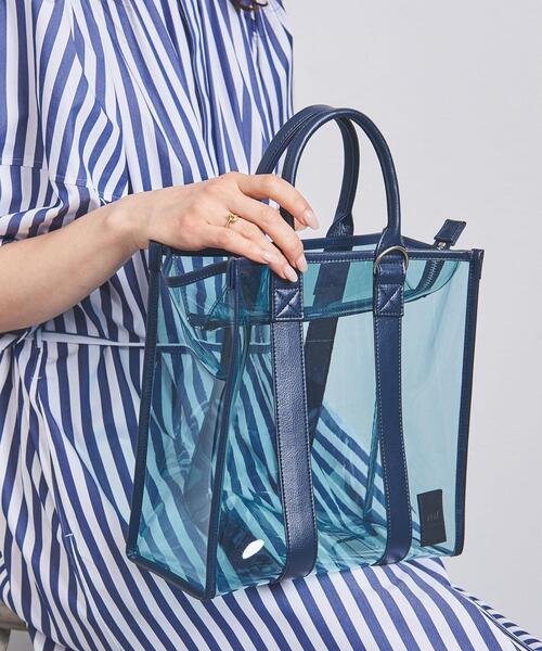 WACCOWACCO（ワッコワッコ）の「【別注】＜WACCOWACCO＞PVC バッグ -united LOVE project 2023（ショルダーバッグ・レディース・ブラック/ライトブルー・FREE）」の20枚目の写真