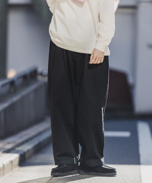 RAGEBLUE(レイジブルー)の「タックバルーンワイドチノパンツ(チノパンツ・メンズ・ブラック/ベージュ/ホワイト・LARGE/MEDIUM/SMALL)」の8枚目の写真