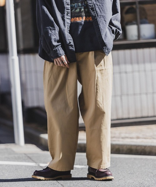 RAGEBLUE(レイジブルー)の「タックバルーンワイドチノパンツ(チノパンツ・メンズ・ブラック/ベージュ/ホワイト・LARGE/MEDIUM/SMALL)」の12枚目の写真