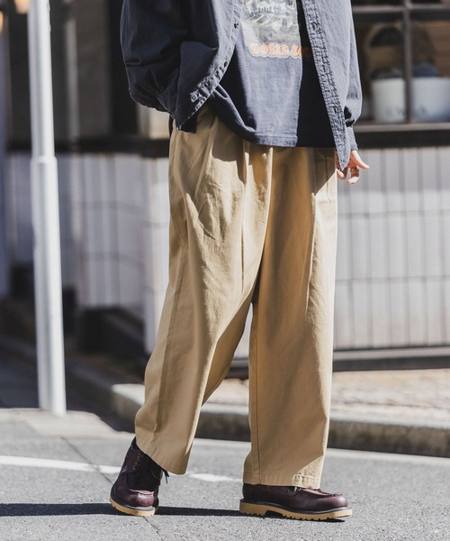 RAGEBLUE(レイジブルー)の「タックバルーンワイドチノパンツ(チノパンツ・メンズ・ブラック/ベージュ/ホワイト・LARGE/MEDIUM/SMALL)」の13枚目の写真