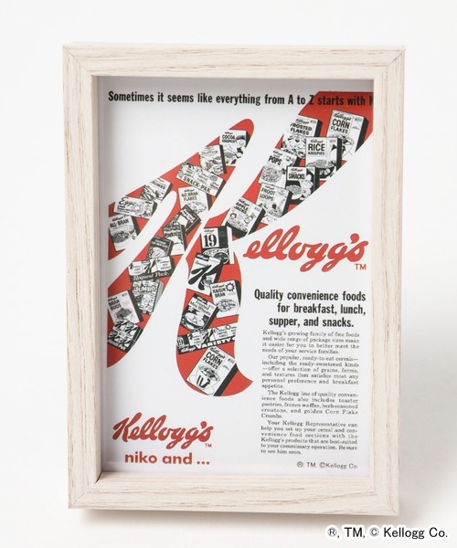 niko and...（ニコアンド）の「【Kellogg's(ケロッグ)】コラボミニフレーム（フォトフレーム・レディース・その他3/その他1/その他2/その他4・0）」の5枚目の写真