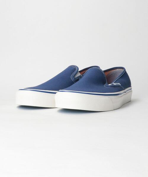 VANS(バンズ)の「<VANS> SLIP-ON 48 DECK DX/スニーカー(スニーカー・メンズ・ネイビー/ブラック・9h/9/10/7h/8/8h/10h/11)」の3枚目の写真