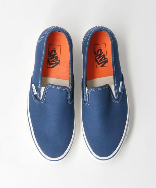 VANS(バンズ)の「<VANS> SLIP-ON 48 DECK DX/スニーカー(スニーカー・メンズ・ネイビー/ブラック・9h/9/10/7h/8/8h/10h/11)」の4枚目の写真