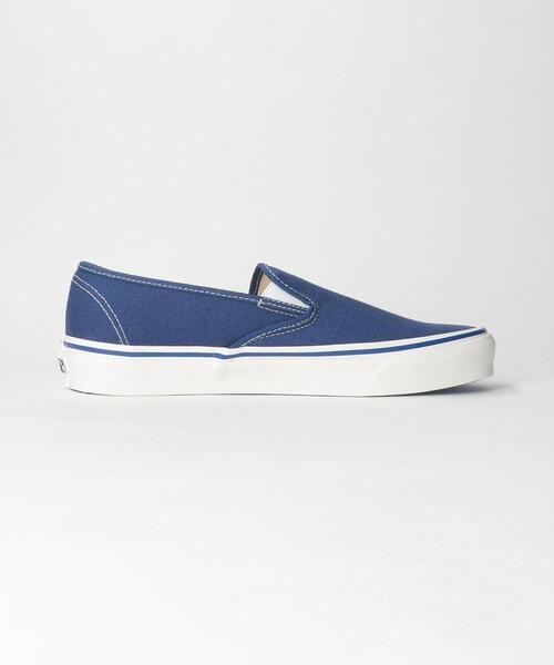 VANS(バンズ)の「<VANS> SLIP-ON 48 DECK DX/スニーカー(スニーカー・メンズ・ネイビー/ブラック・9h/9/10/7h/8/8h/10h/11)」の5枚目の写真