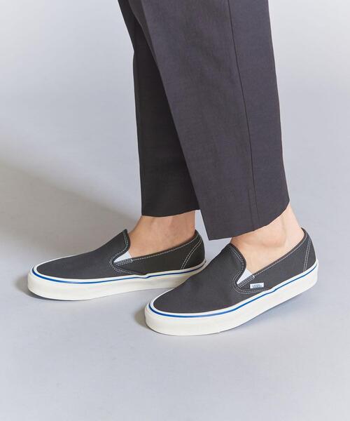 VANS(バンズ)の「<VANS> SLIP-ON 48 DECK DX/スニーカー(スニーカー・メンズ・ネイビー/ブラック・9h/9/10/7h/8/8h/10h/11)」の16枚目の写真