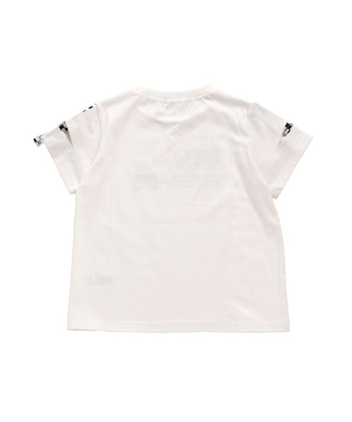 SISTER JENNI（SISTER JENNI）の「袖あきフラッグチェックTシャツ（Tシャツ/カットソー・キッズ・サックスブルー/オフホワイト/イエロー・140cm/150cm/130cm/160cm）」の14枚目の写真