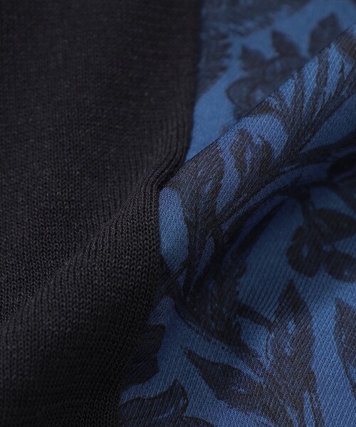MACKINTOSH LONDON(マッキントッシュ ロンドン)の「【BIBURY FLOWER 001】ドローイングシャドーバイブリーコンビカーディガン(カーディガン/ボレロ・レディース・オフホワイト/ブルー系その他4/ネイビー・40/38)」の14枚目の写真