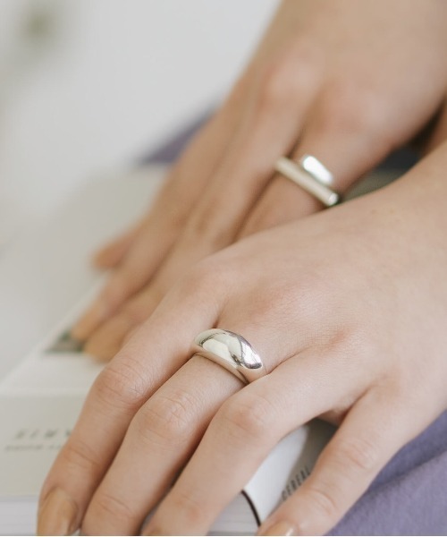 Ops.（オプス）の「アクセサリー リング レディース シルバー925 ボリューム 【orifar オリファール】（リング・レディース・シルバー/イエローゴールド・11号/13号/17号/15号）」の5枚目の写真