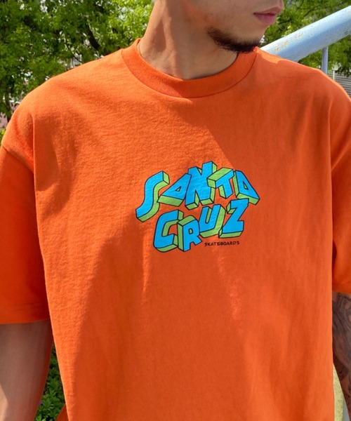 SANTA CRUZ(サンタクルーズ)の「【ムラサキスポーツ別注】SANTACRUZ/サンタクルーズ バックプリントTシャツ アーカイブTee/クルーネック半袖Tシャツ 502232401(Tシャツ/カットソー・メンズ・オレンジ/ブラック/ホワイト・L/XL/M)」の15枚目の写真