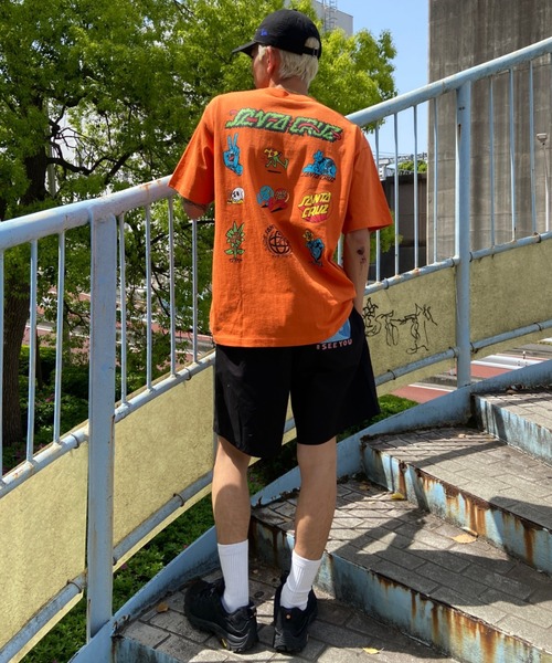 SANTA CRUZ(サンタクルーズ)の「【ムラサキスポーツ別注】SANTACRUZ/サンタクルーズ バックプリントTシャツ アーカイブTee/クルーネック半袖Tシャツ 502232401(Tシャツ/カットソー・メンズ・オレンジ/ブラック/ホワイト・L/XL/M)」の20枚目の写真