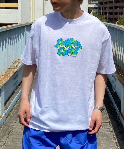 SANTA CRUZ(サンタクルーズ)の「【ムラサキスポーツ別注】SANTACRUZ/サンタクルーズ バックプリントTシャツ アーカイブTee/クルーネック半袖Tシャツ 502232401(Tシャツ/カットソー・メンズ・オレンジ/ブラック/ホワイト・L/XL/M)」の7枚目の写真