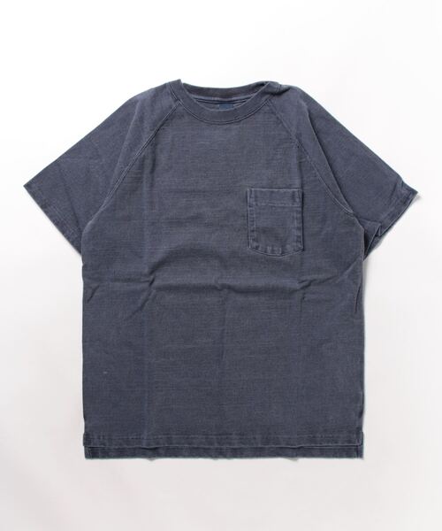 Good On（グッドオン）の「Good On/グッドオン　S/S RAGLAN HEAVY POCKET TEE（Tシャツ/カットソー・メンズ・ダークグリーン/ライトブルー/ブルー系その他/ホワイト/レッド系その他/ブラック/バイオレット/マスタード/ブラウン/ネイビー/ダークオレンジ/イエロー系その他/サーモンピンク/コーラルピンク・X-LARGE/LARGE/MEDIUM/SMALL）」の6枚目の写真