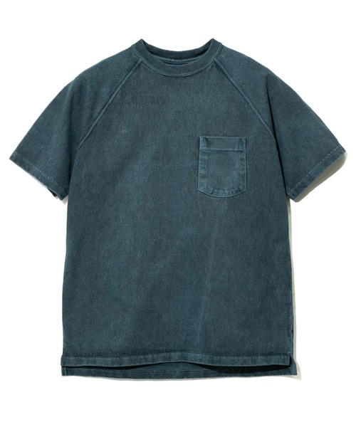 Good On（グッドオン）の「Good On/グッドオン　S/S RAGLAN HEAVY POCKET TEE（Tシャツ/カットソー・メンズ・ダークグリーン/ライトブルー/ブルー系その他/ホワイト/レッド系その他/ブラック/バイオレット/マスタード/ブラウン/ネイビー/ダークオレンジ/イエロー系その他/サーモンピンク/コーラルピンク・X-LARGE/LARGE/MEDIUM/SMALL）」の7枚目の写真