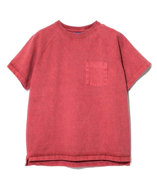 Good On（グッドオン）の「Good On/グッドオン　S/S RAGLAN HEAVY POCKET TEE（Tシャツ/カットソー・メンズ・ダークグリーン/ライトブルー/ブルー系その他/ホワイト/レッド系その他/ブラック/バイオレット/マスタード/ブラウン/ネイビー/ダークオレンジ/イエロー系その他/サーモンピンク/コーラルピンク・X-LARGE/LARGE/MEDIUM/SMALL）」の13枚目の写真