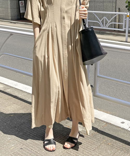 美品✨️Spick & Span スピックスパン ストライプ フレアワンピース Spick & Span（スピックアンドスパン）の「ストライプフレア
