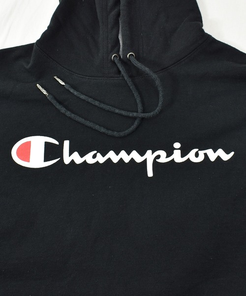 Champion(チャンピオン)の「【ヴィンテージ古着】Champion / チャンピオン ロゴプリント スウェットパーカー(パーカー・メンズ・ブラック・MEDIUM)」の4枚目の写真
