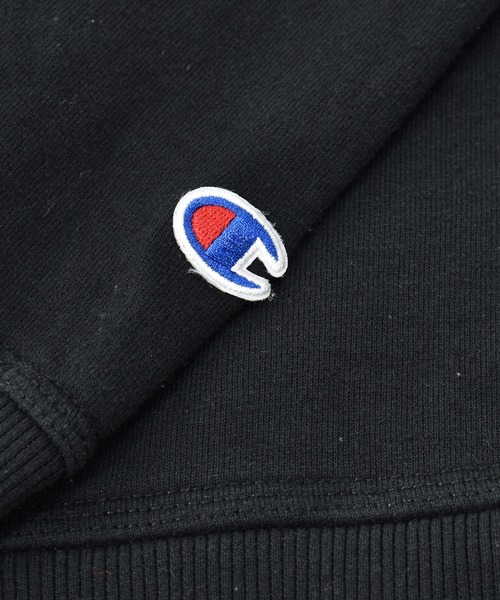 Champion(チャンピオン)の「【ヴィンテージ古着】Champion / チャンピオン ロゴプリント スウェットパーカー(パーカー・メンズ・ブラック・MEDIUM)」の6枚目の写真