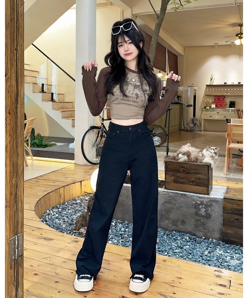 Ada.（エイダ）の「裾フリンジワイドパンツ（その他パンツ）」 - WEAR