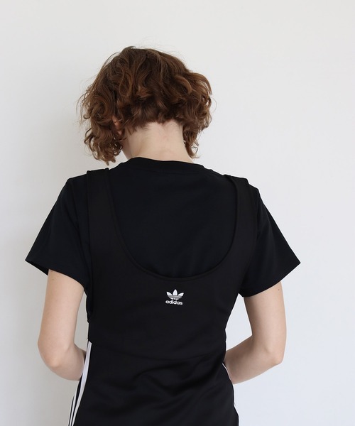 adidas Originals(アディダスオリジナルス)の「adidas originals / SKIRT LONG(タイトシルエットロングスカート)(ジャンパースカート・レディース・ブラック・38)」の8枚目の写真