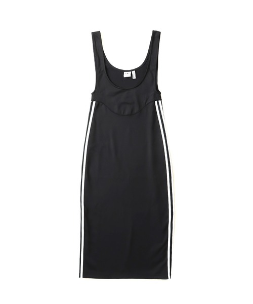 adidas Originals(アディダスオリジナルス)の「adidas originals / SKIRT LONG(タイトシルエットロングスカート)(ジャンパースカート・レディース・ブラック・38)」の9枚目の写真