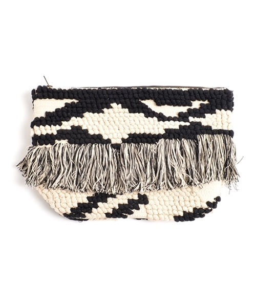 SHIPS for women(シップスフォーウィメン)の「《追加予約》フリンジクラッチ◆■(クラッチバッグ・レディース・ブラック/キャメル/ネイビー/ライトブルー・ONE SIZE)」の6枚目の写真