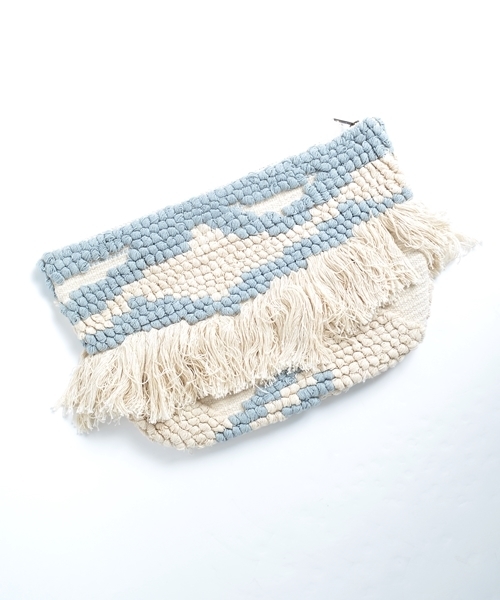 SHIPS for women(シップスフォーウィメン)の「《追加予約》フリンジクラッチ◆■(クラッチバッグ・レディース・ブラック/キャメル/ネイビー/ライトブルー・ONE SIZE)」の14枚目の写真